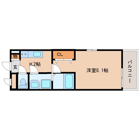 清水駅 徒歩7分 2階の物件間取画像